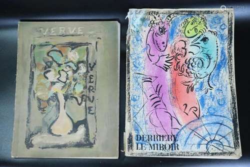 Chagall Derrior le Mirror 1962; Rouault Verve 1939