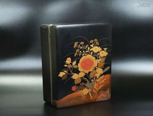 Japanese Zohiko Lacquer Stationery Box Suzuribako