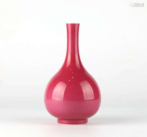 Chinese Carmine Glazed Vase