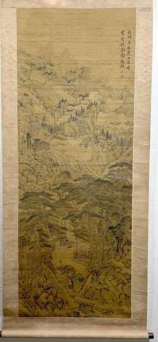 Old Chinese Painting on Silk