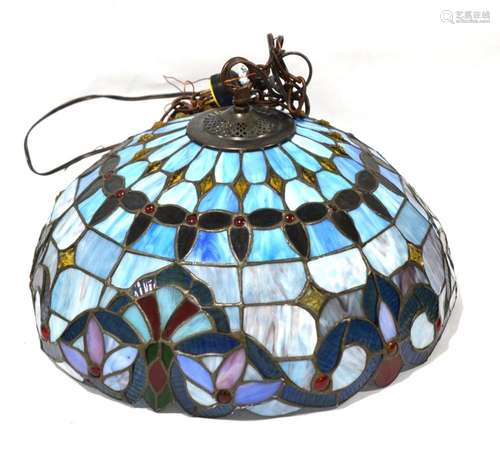 Antique Stained Glass Shade