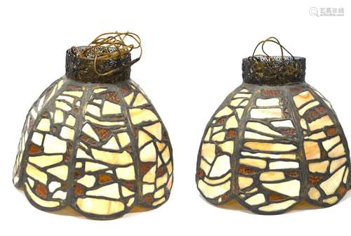 Pr Antique Stained Glass Lamps