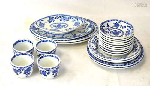 Assort James M. Shaw & Co Blue & White Dinnerware