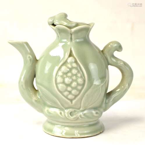 Chinese Celadon Glazed Teapot