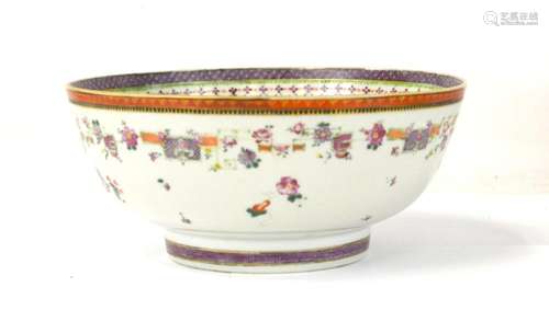 Chinese Export Famille Rose Bowl