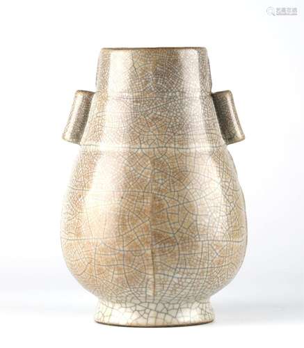 Chinese Celadon Crackle Vase