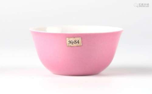 Chinese Pink Glazed Cup