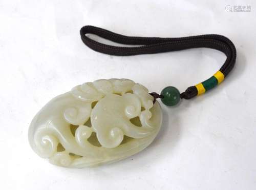 Chinese Carved Jade Toggle