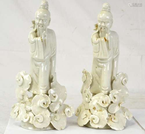 Pr Chinese Blanc- De-Chine Figures