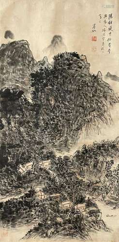 Huang Binhong landscape painting