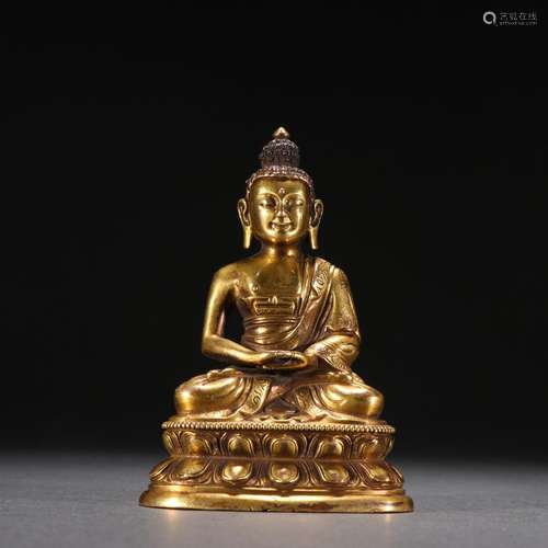 Bronze Gilt Sakyamuni Ornament