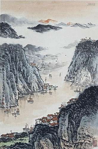 Song Wenzhi Landscape Figures