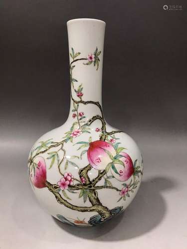 Pastel Six Peach Celestial Ball Vase