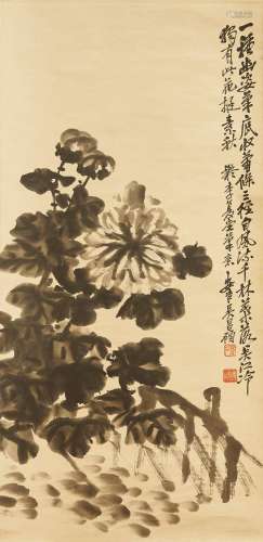 Attributed to Wu Changshuo (1844-1927) Chrysanthemum