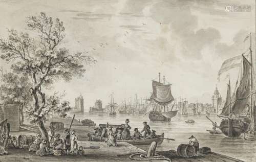 Nicolas Marie Ozanne (1728-1811)<br />
Port de La Roch