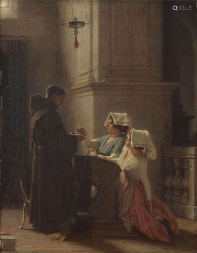 Alfred van Muyden (1818-1898)<br />
Deux jeunes femmes