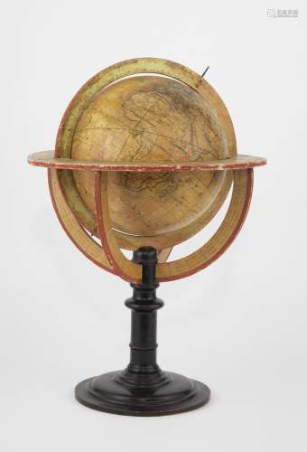 Globe terrestre, Delamarche, Paris, France, 1835<br />