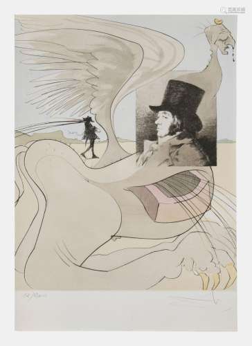 Salvador Dali (1904-1989)<br />
Les Caprices de Goya,