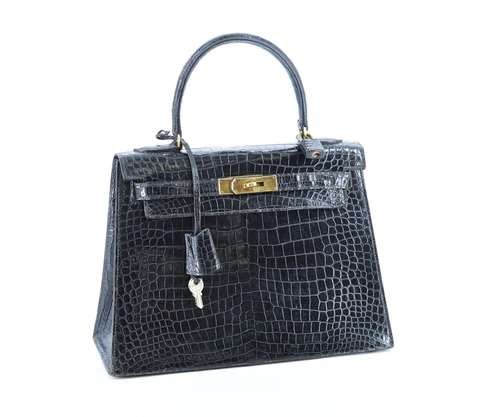 HERMÈS, 1970
Sac Birkin « 29 » Crocodile d'estuaire lis