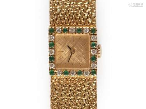 ANONYME, ANNÉES 50
Montre bracelet de dame en or jaune