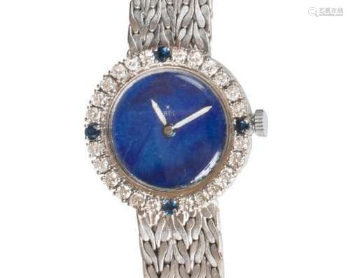 Montre bracelet de dame Ebel en or blanc 750°/00
Cadran