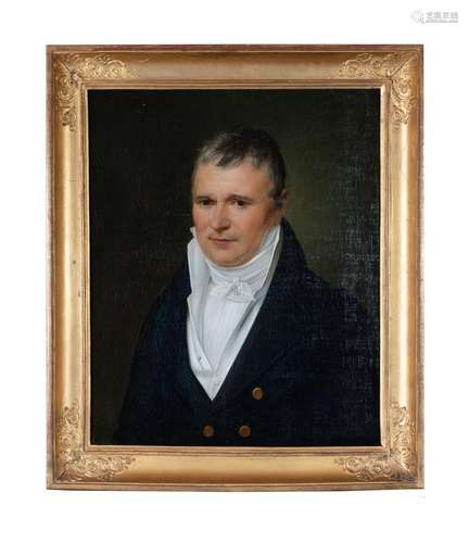 ÉCOLE DU XIXe SIÈCLE
Portrait d'homme
Huile sur toile
5