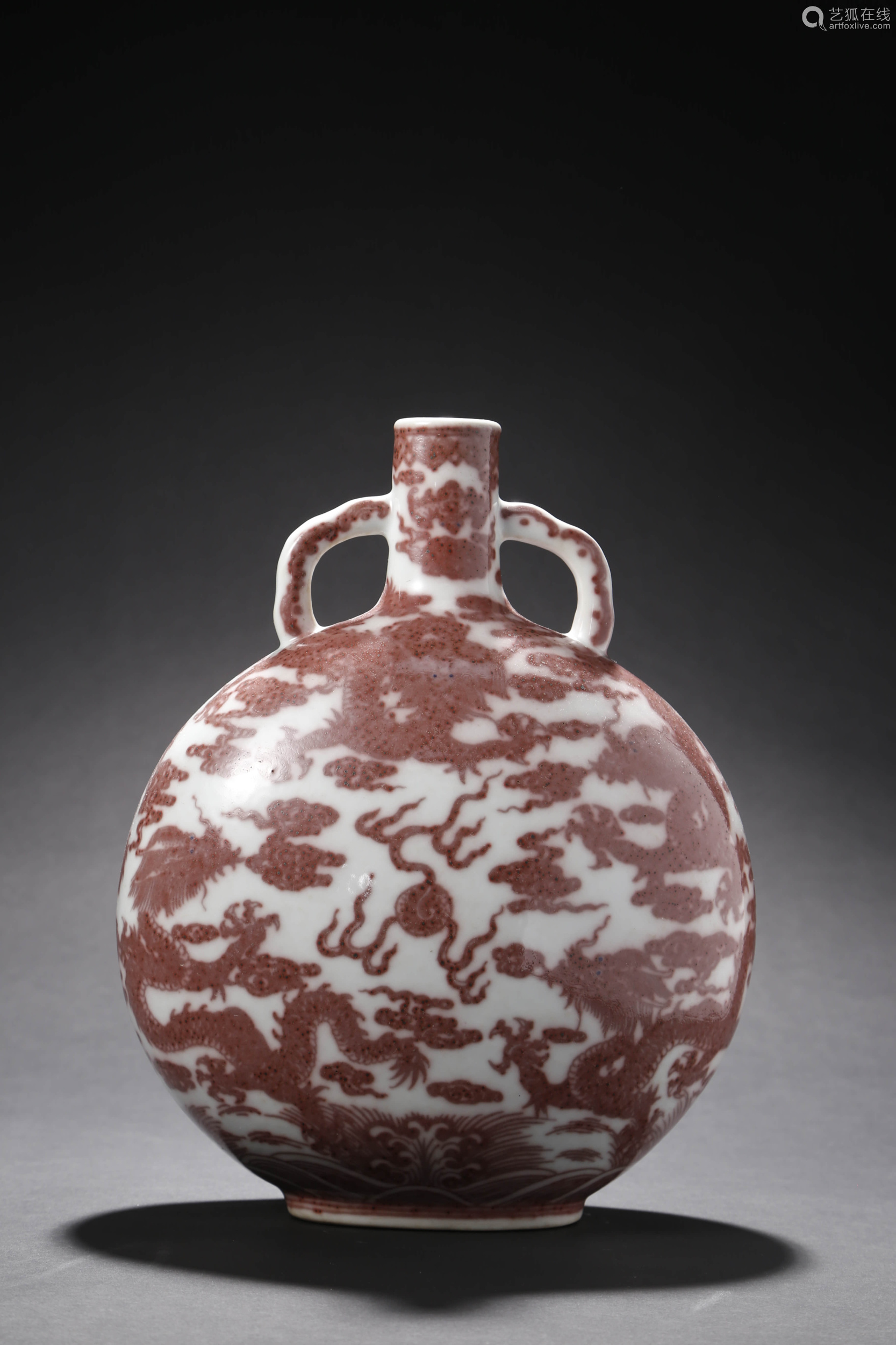 中国古美術月白釉弦紋瓶白泥天球瓶骨董年代品清時代-