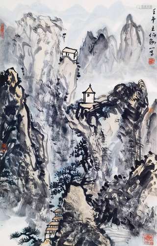 王伯敏 1924-2013 山居图