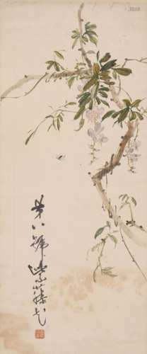 高剑父 1879-1951 紫藤花