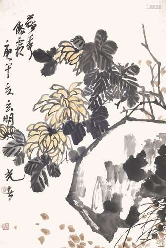 郭志光 b.1942 傲霜