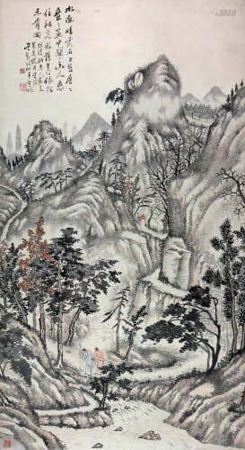 吴观岱 1862-1929 清湘老人画意