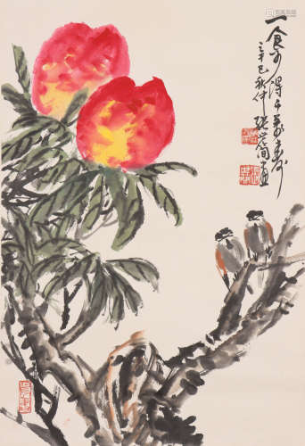 张世简 1926-2009 寿桃