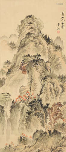 黄小松 1744-1802 青山入画图