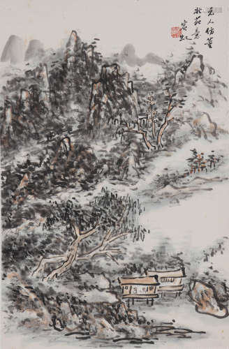 黄宾虹 1865-1955 秋林山居