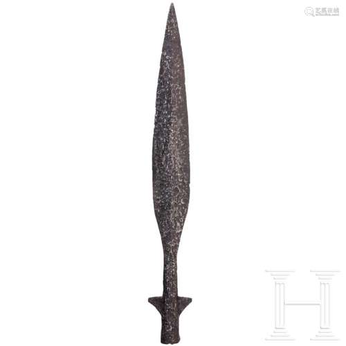 A Central European Carolingian winged iron lance, 9th centur...