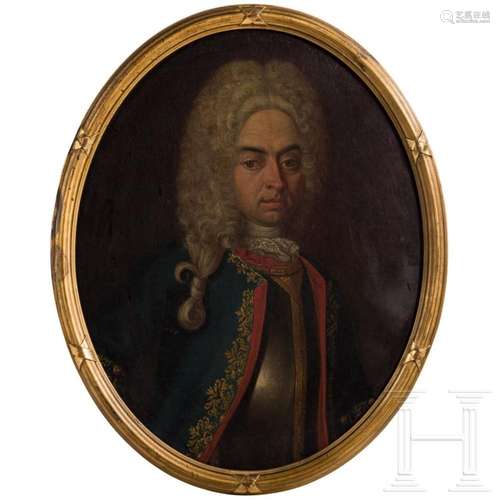 A German portrait of a nobleman, 1st half of the 18th centur...