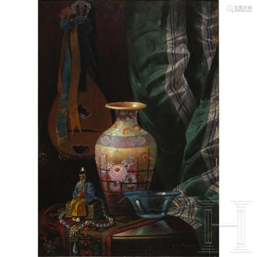 J.F.S. Bender - Oriental Still Life with Vase, German, early...