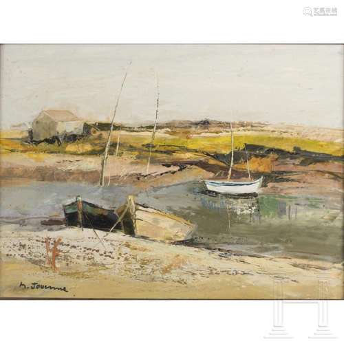 Michel Jouenne (1933 - 2021) - "Barques vendéennes"...