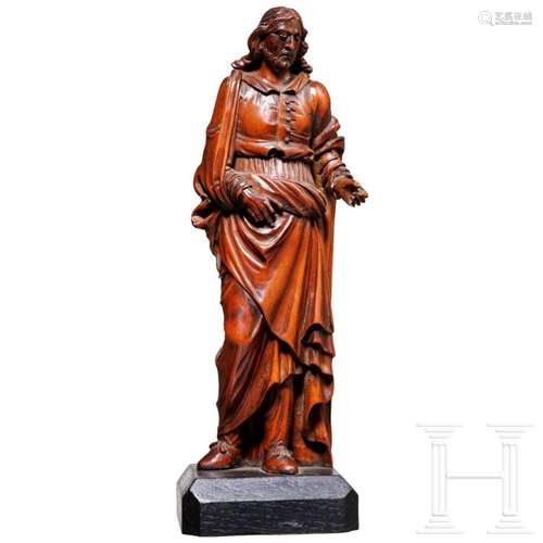 A fine Flemish boxwood figure of Christ, circa 1620