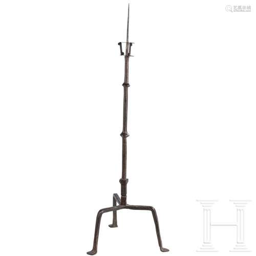 A large South German late Gothic pricket candlestick, 15th/e...