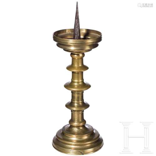 A South German pricket candlestick, 16th century