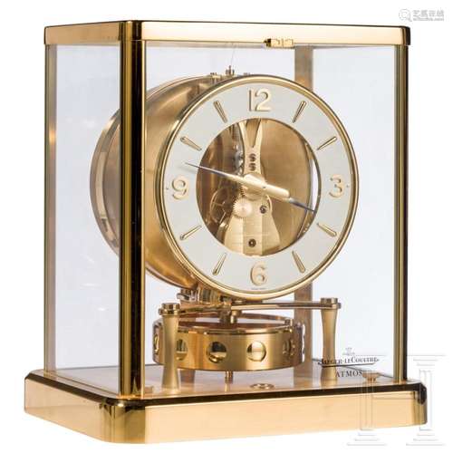 A Swiss Atmos clock, Jaeger LeCoultre, 20th century