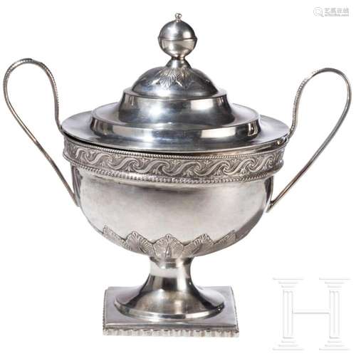 A Russian silver bowl, Moscow, circa 1790