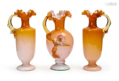 THREE GLASS JUGS FOR JAPANESE MARKET, FRANCE