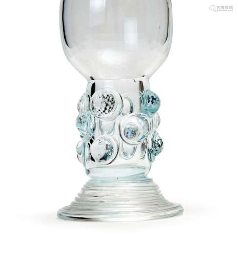 A ROEMER GLASS GOBLET, GERMANY