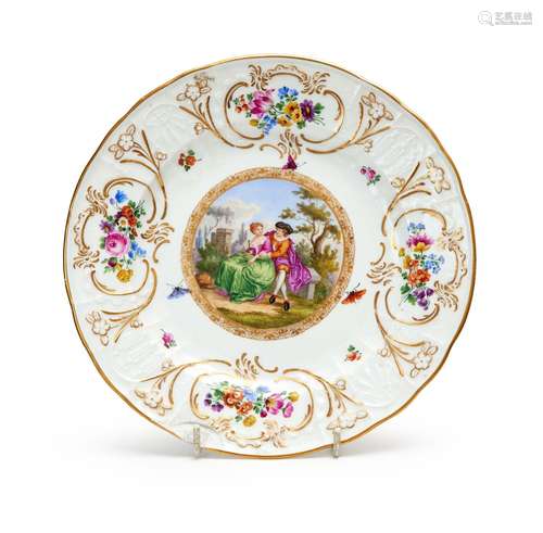 A MEISSEN PLATE, 19TH CENTURY, GERMANY