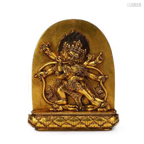 The bronze gilt of the Ming Dynasty Zapai is better than the...