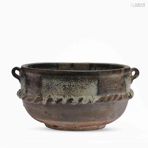 Lushan flower glaze bowl of Qing Dynasty