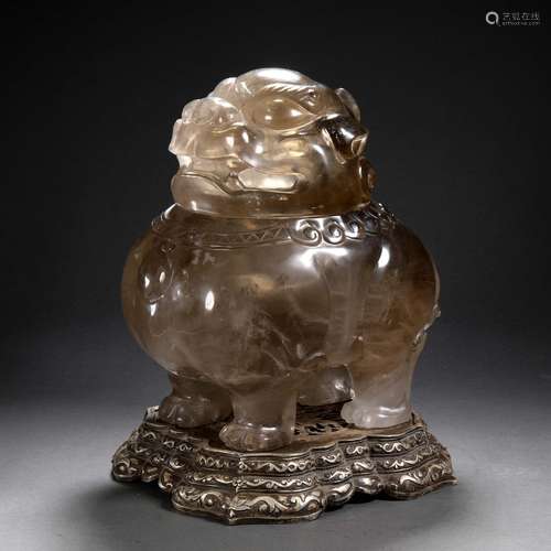 Qing Dynasty crystal aromatherapy stove