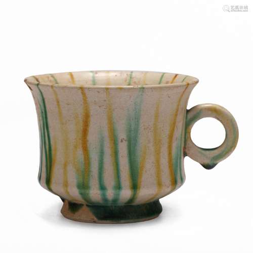 Tri-colored Cup of Qing Dynasty